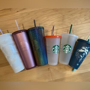 Starbucks Tumbler Collection - Purple, Multicolor, White, and Dark Blue